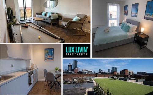 Luxury 2 Bed Penthouse Manchester Large Balcony