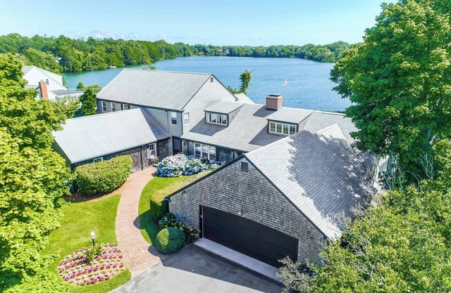 Luxury 7BR Retreat with Pond & Ocean Views, Steps from Beach & Downtown Falmouth