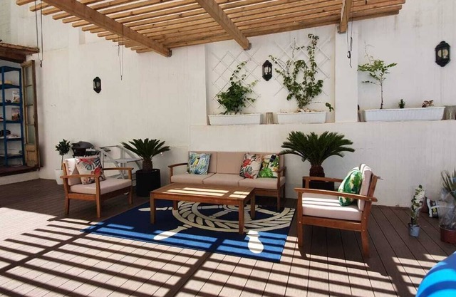 Luxury apartment right in the heart of Barcelona with an oasis like terrasse.