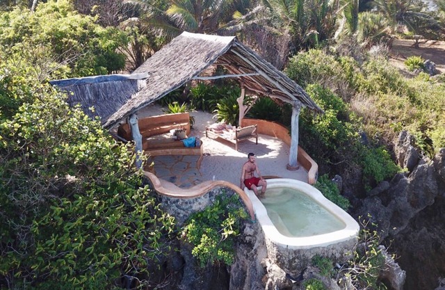 Luxury Honeymoon Cottage/Tent Tiwi Beach Kenya. Absolutely secure and private.
