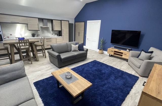 Luxury modern conversion with open plan living.