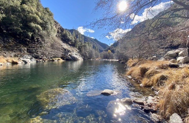 Luxury off-grid log home on 320 acres in Giant Sequoia National Monument