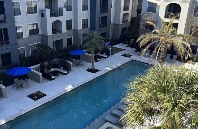 Luxury! Pool View! 5 Minutes to NRG Stadium & Med Center!