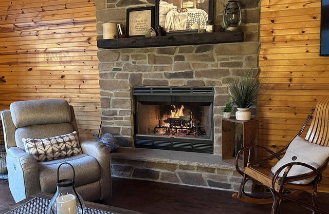 Luxury Riverfront Home w/Fireplace, Cargo Lift, Kayaks, Firewood, Fenced Area