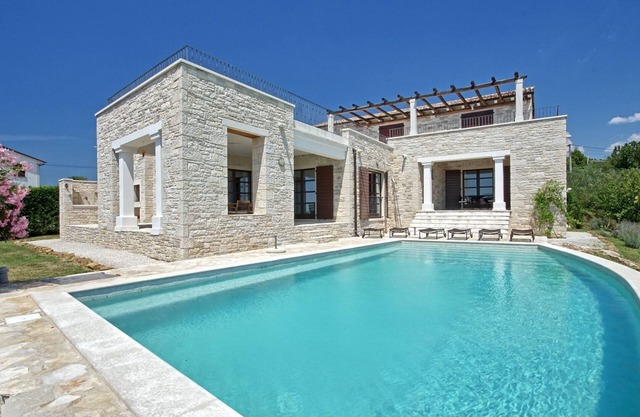 Luxury stone villa with large private pool and garden and beautiful scenic views