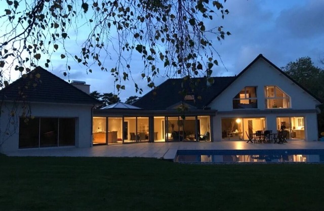 Luxury villa with golf view