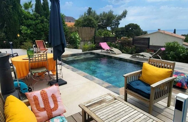 Luxury villa T3 sea view 5 minutes from the center and the beaches