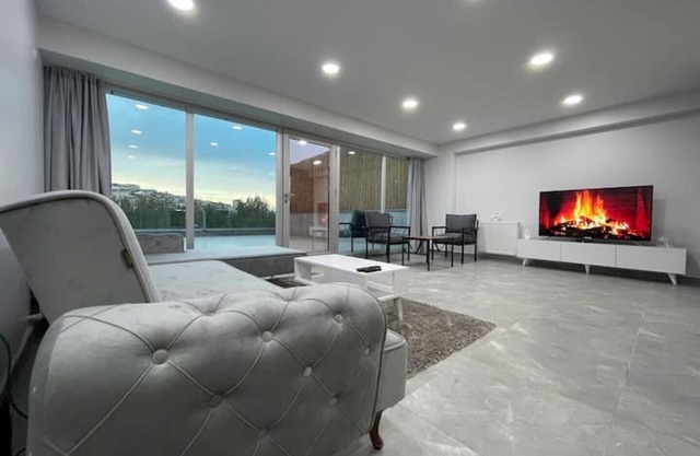 Luxusloft mit Terrasse und Meerblick