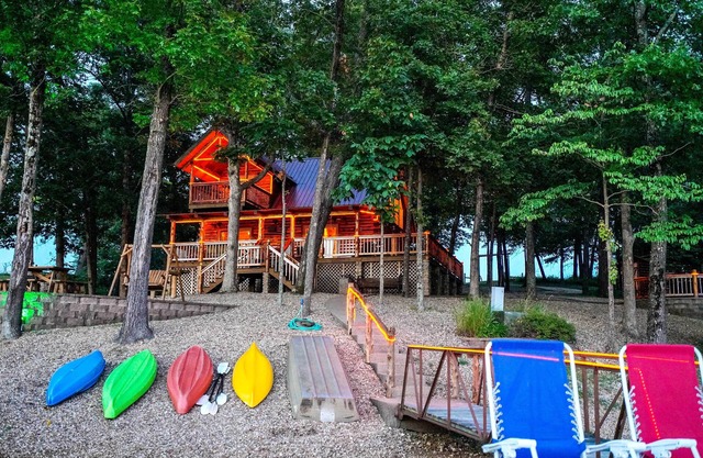 Macks Creek Cabin on 30 Acres w/Dock & Watercraft