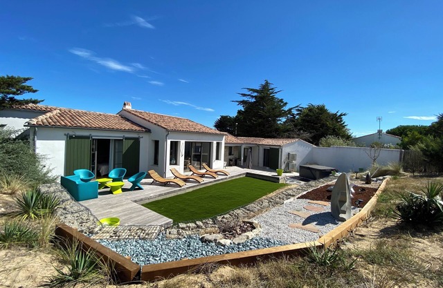 Magique Maison sur la Dune Avec Spa les Pieds Dans le Sable