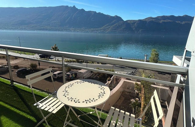 Magnificent apartment with view of Lac du Bourget and waterfront (20 meters)