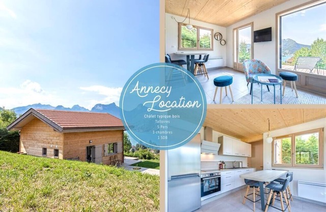 Magnificent Chalet : lake and mountain view.