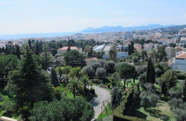 Magnificent view of Cannes bay