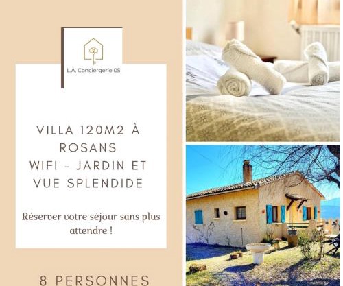 Magnifique Villa de 120m2 Jardin et vue splendide WIFI