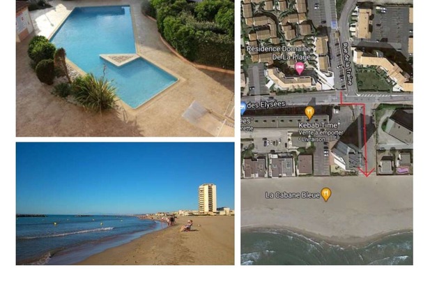 Maison à 50 Mètres de la Plage Avec Wifi Pour 4/6 Personnes
