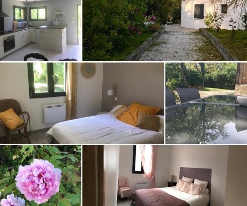Maison avec jardin dans village