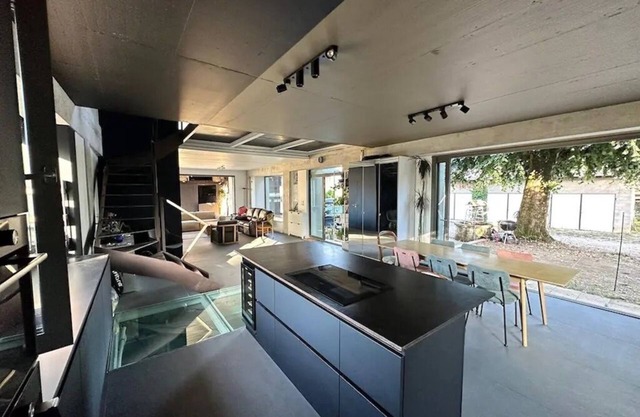 Maison Campagne Pisé Architecte Loft Contemporain