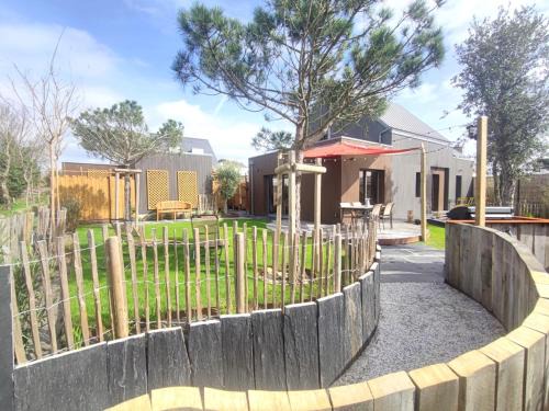 Maison neuve 8 pers avec jardin à 800m plage - Sarzeau - FR-1-639-110