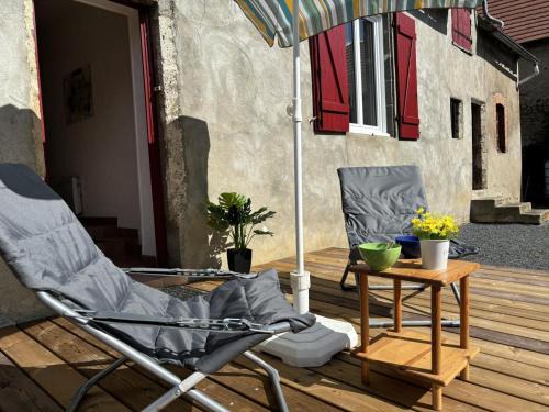Maison viticole charmante avec terrasse et jardin à Saulcet, animaux acceptés - FR-1-489-544
