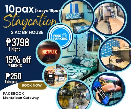 MG 10pax 2 AC BR Videoke FREE Parking Netflix Cook Shower Heater Grill