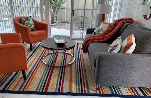 Mid-century bungalow at Ocotillo Lodge, Palm Springs, California