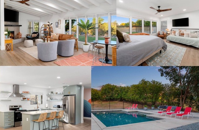 Mid Century Modern Escape 4 Br w/Pool - 1.7 acres