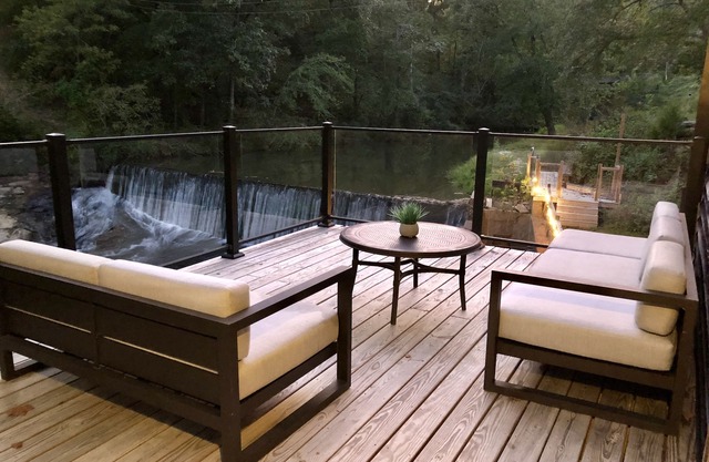 Mill & Waterfall: "Top 23 Airbnb's in NC" with Hot Tub!