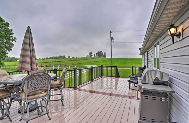 Millersburg Home w/Covered Porch & Fire Pit!