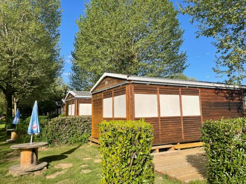 Mobil-home 2 chambres côté rivière