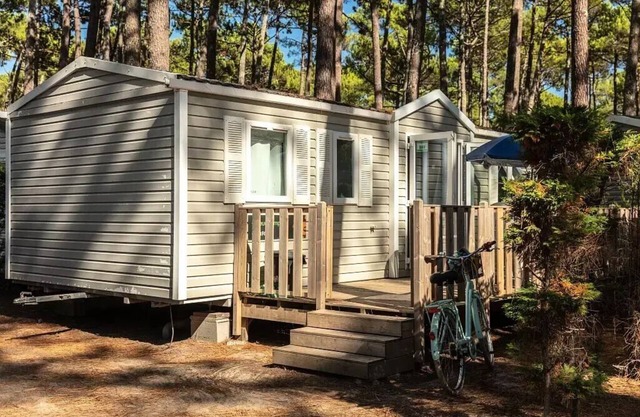 Mobile home ● Aufgedeckte Terrasse