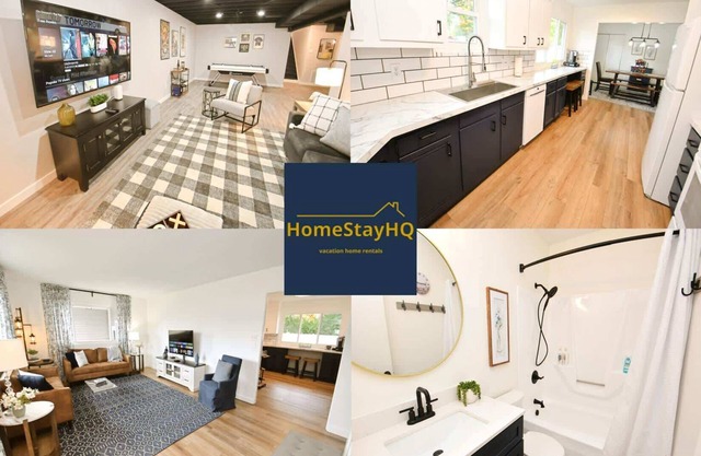 Modern 5 bedroom home sleeps up to 12, 15 min walk to ND (2329)