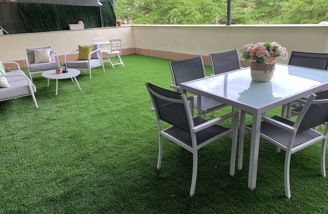 MODERN ACCOMMODATION WITH SPECTACULAR TERRACE NEXT TO BARCELONA.