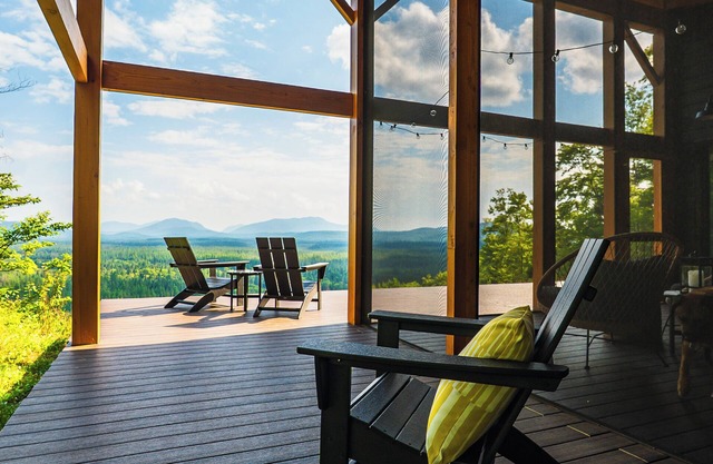 Modern Adirondack Cottage with Majestic Mountain Views