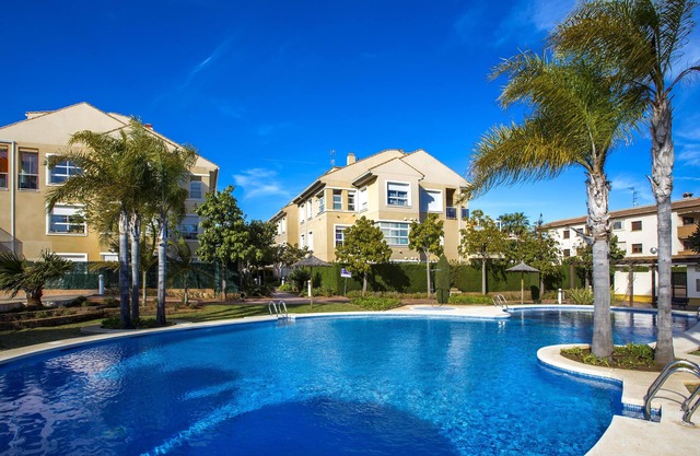 Modern and nice apartment in Javea, on the Costa Blanca, Spain with communal pool for 6 persons