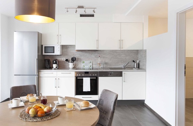 Modern apartment with sophisticated equipment