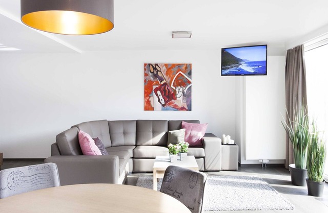 Modern apartment with upscale amenities
