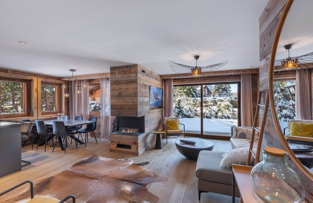 Modern Apartment with Wellness Center Access in Megève, Near Mont d'Arbois Lift