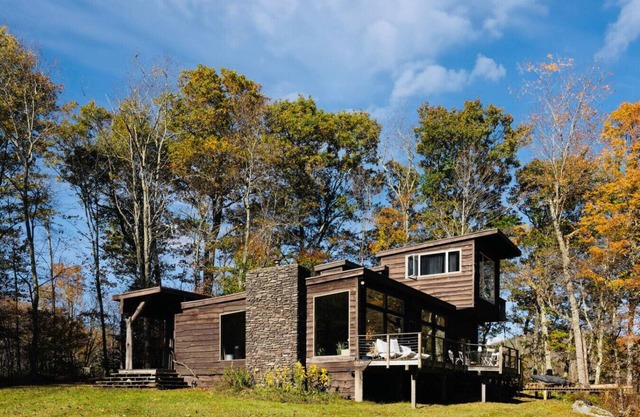 Modern Catskills Escape w/Hot tub, Creek, & Views