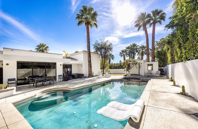 Modern Home with Heated Pool and Hot Tub! Dog Friendly! Firepit! Grill!