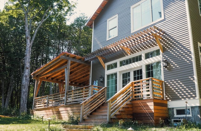 Modern Lake Champlain Lake House with Private Beach and Docks