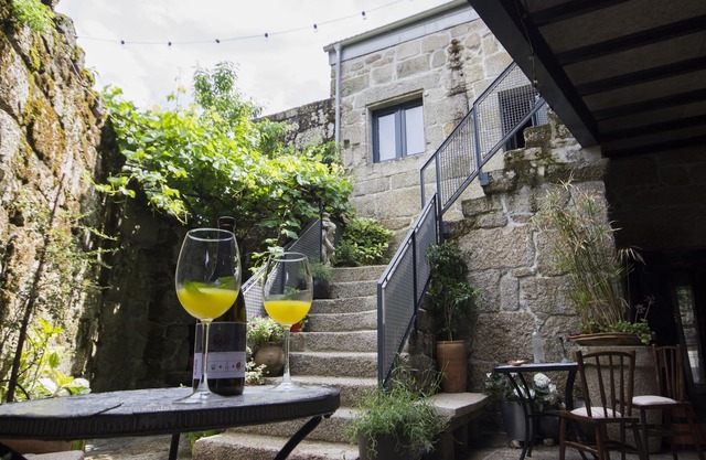 MODERN RURAL HOUSE, in front of SPA and MONASTERY of San Clodio.