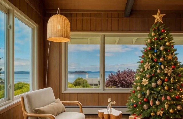 Modern Rustic 2B2B with Ocean&Mountain Views &BBQ