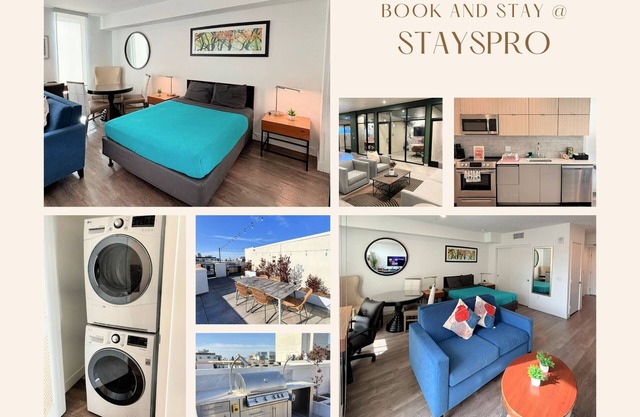 Modern Studio Haven with fitness room and WiFi in brilliant KTown Los Angeles