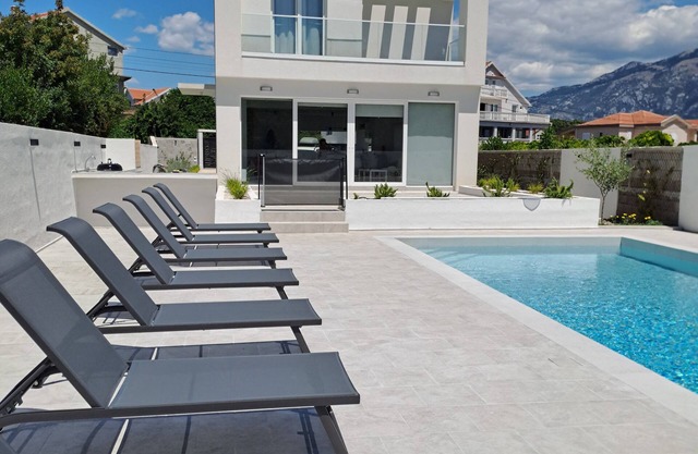 Modern villa with a private pool