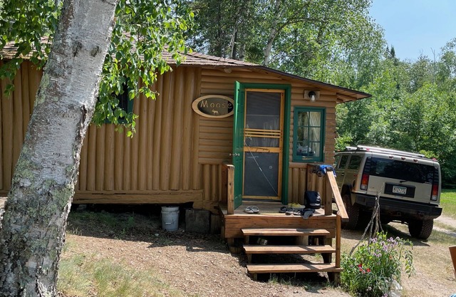 Moose Cabin at Wilderness Wind near Armstrong Lake near Ely, MN