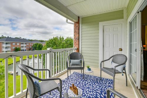 Myrtle Beach Condo with Large Balcony and Pool Access