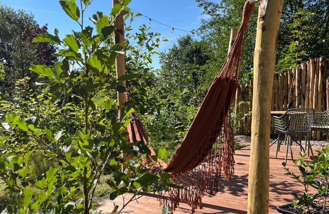 Nature cottages Westerwolde, the luxury of a hotel room in the middle of greenery