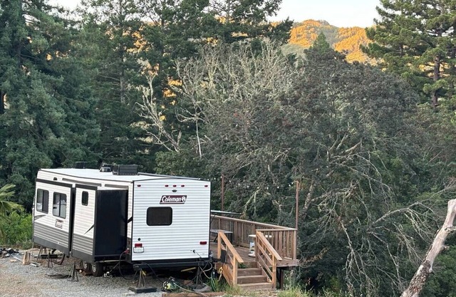 Nestle in Santa Cruz Mountains reconnect with nature. Exp. glamorous camping!