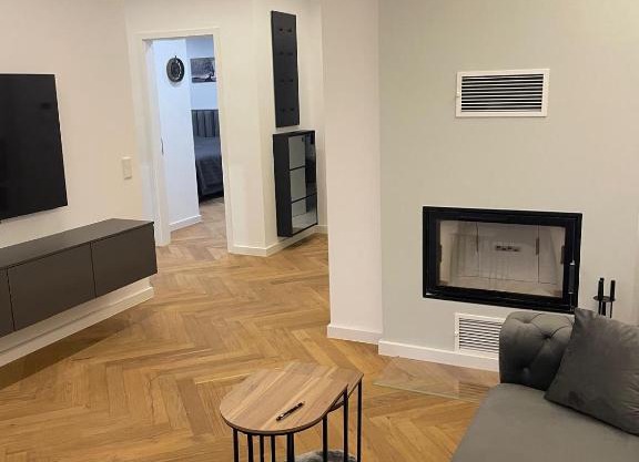 Neubau Apartment mit Kamin und Terrasse in Premium Lage Parkplatz inklusive