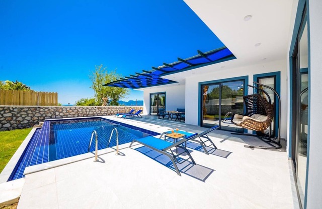 New 2 Bedroom Villa with Secluded Pool and Large Garden, in Uzumlu near Kalkan